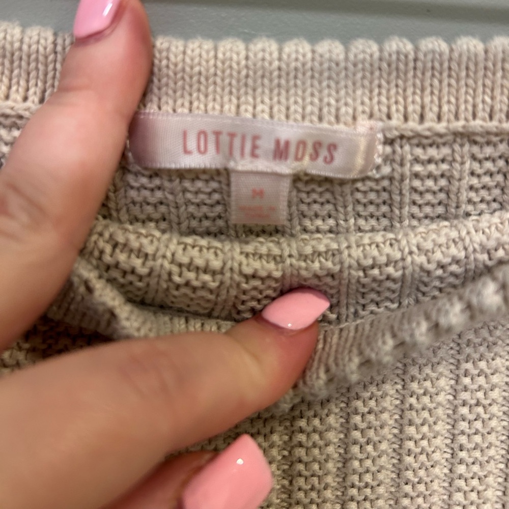 Lottie Moss Knit Tube Top Size Medium EUC I0935 - Picture 4 of 5